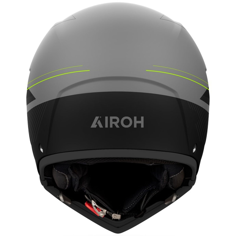 Casque moto modulable Airoh J110 Slim jaune mat