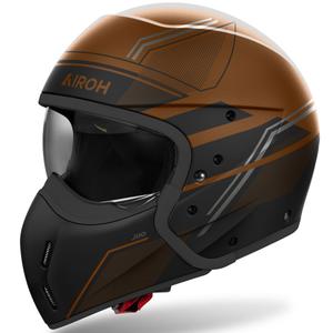 Casque moto modulable Airoh J110 Slim bronze brillant