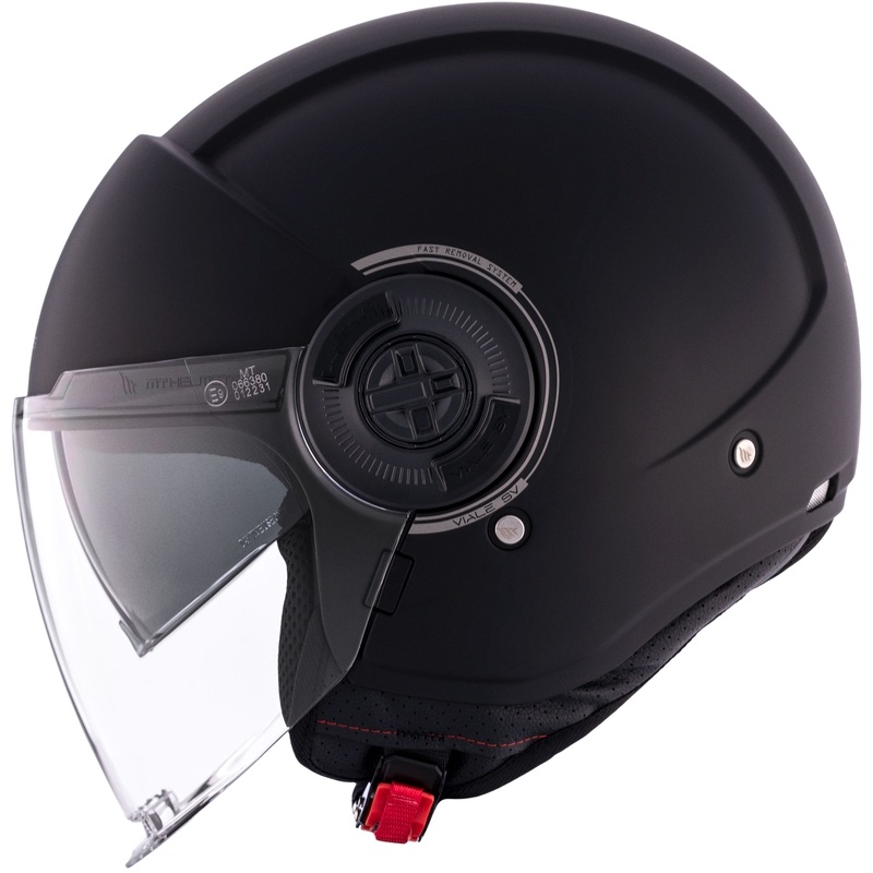 MT Viale SV S casque moto ouvert noir mat