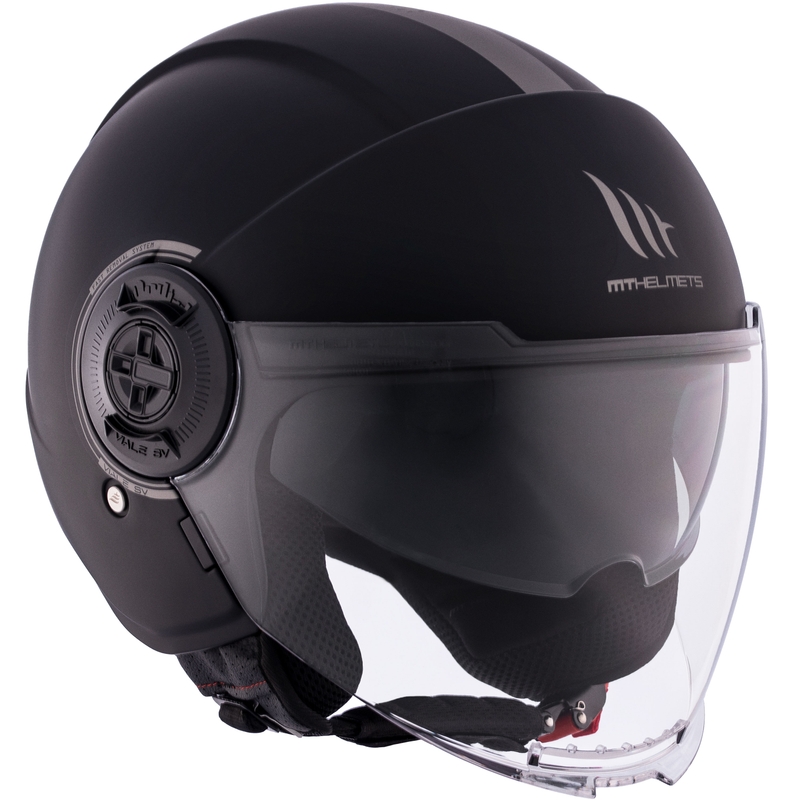 MT Viale SV S casque moto ouvert noir mat