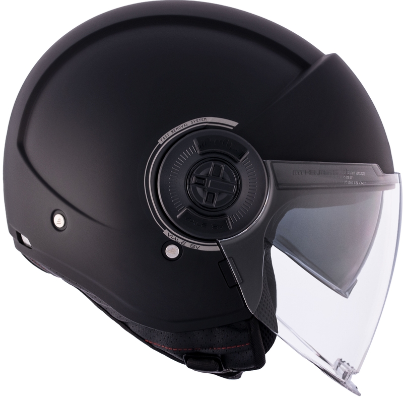 MT Viale SV S casque moto ouvert noir mat