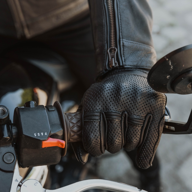 Gants moto Ozone Stick Custom II noir