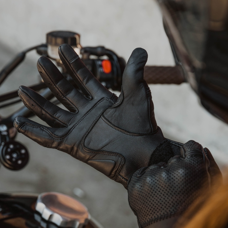 Gants moto Ozone Stick Custom II noir