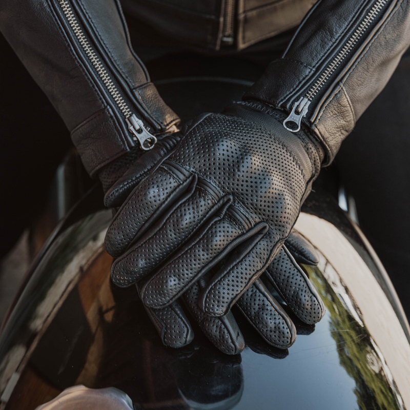 Gants moto Ozone Stick Custom II noir