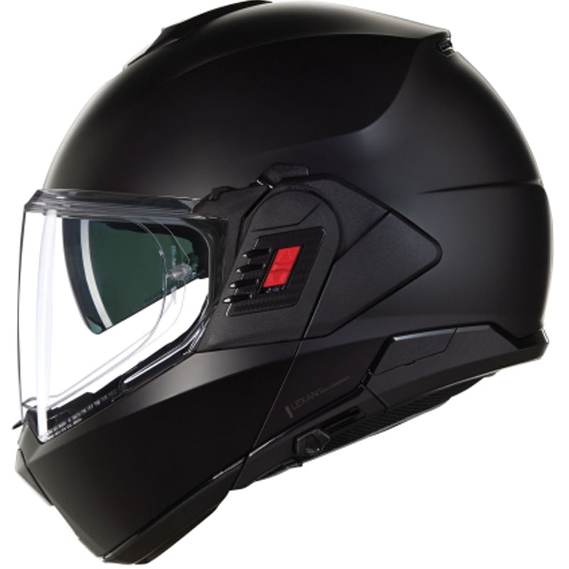 Casque moto modulable Nolan N120-1 Classico N-COM 302 noir mat