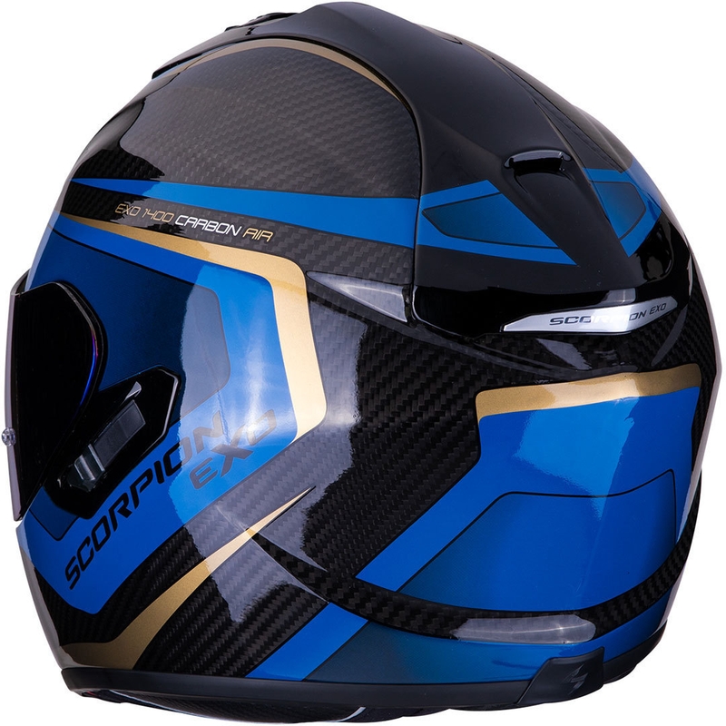 Integrální přilba Scorpion EXO-1400 Carbon Air Esprit černo-modrá