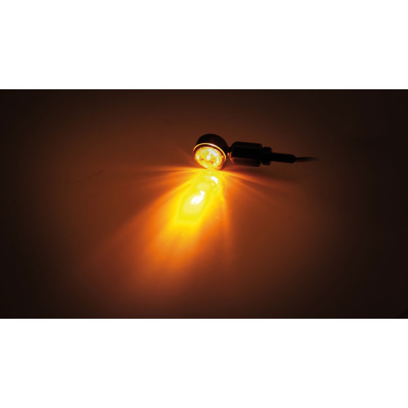 Clignotants moto LED Highsider Smart HI-Power noirs