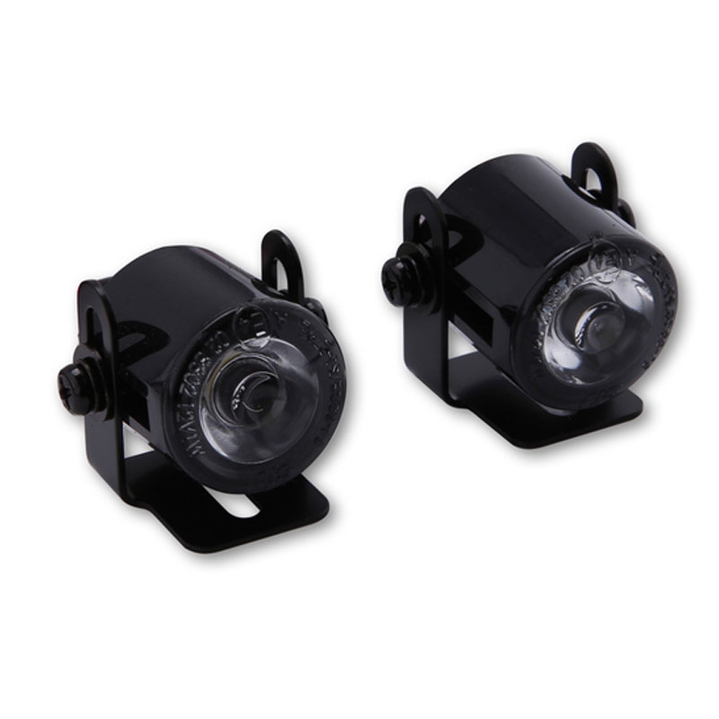 Feu de stationnement LED intelligent Highsider 24,7 mm rond noir