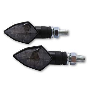 Clignotants moto Highsider Smart Rock LED noir