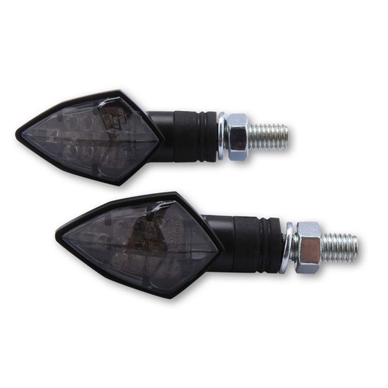Clignotants moto Highsider Smart Rock LED noir