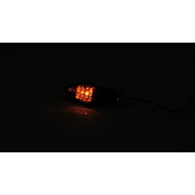 Clignotants moto Highsider Smart Rock LED noir