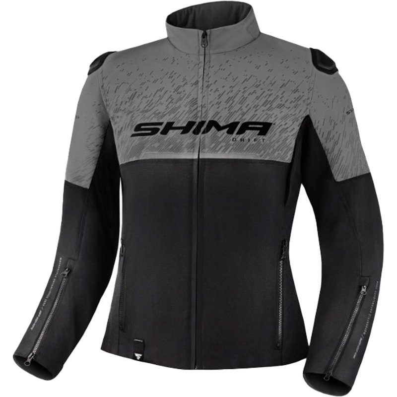 Veste moto femme Shima Drift noir-gris