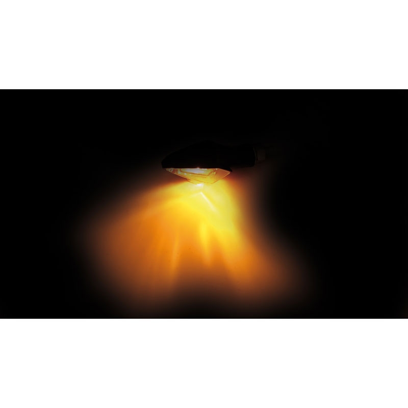 Clignotants moto Highsider Smart Rock Mini noir