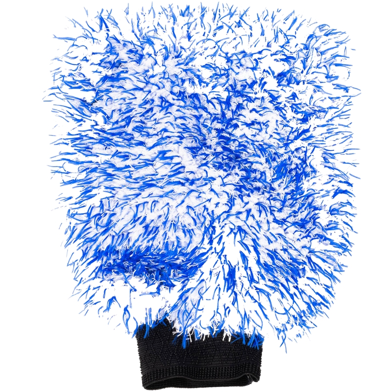 Gants de toilette OXFORD bleu-blanc