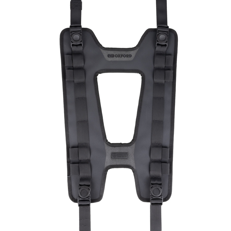 Système de porte-bagages Oxford Atlas pour siège passager, noir