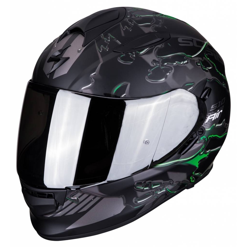 Integrální přilba Scorpion EXO-510 Air Likid černo-zelená výprodej