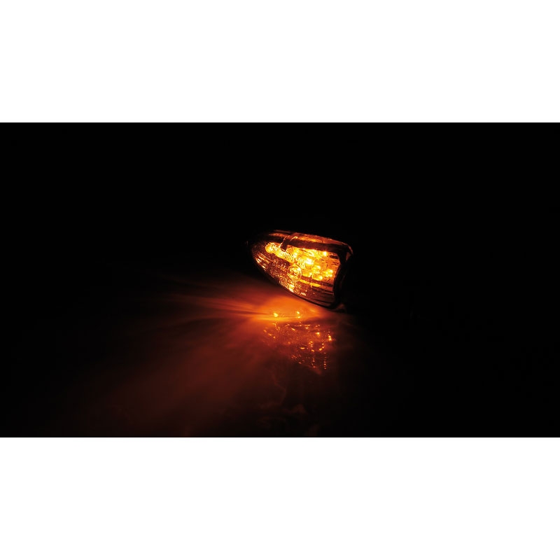 Clignotants moto Highsider Smart Lizzard LED noir