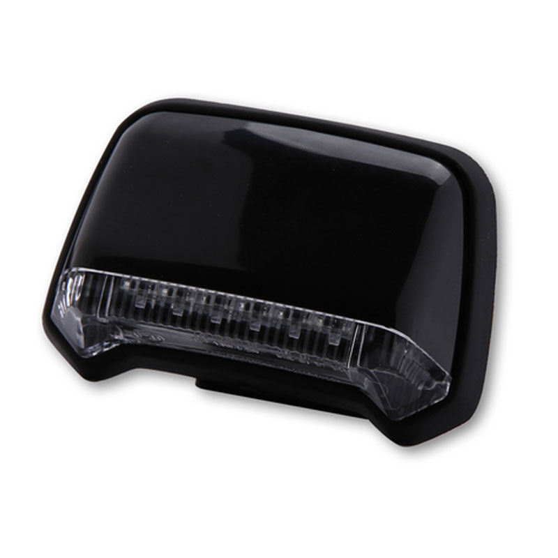 Feu arrière de moto Highsider Smart LED pour montage sur garde-boue, noir