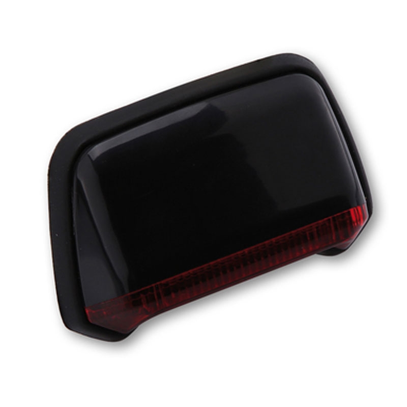 Feu arrière de moto Highsider Smart LED pour montage sur garde-boue, noir-rouge