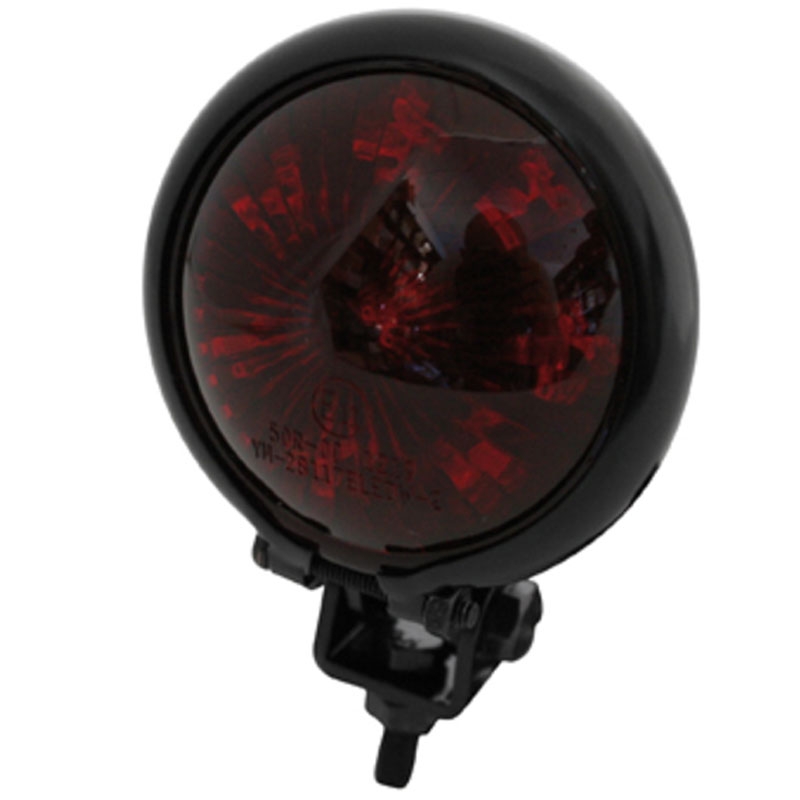Feu arrière LED Highsider Smart Bates Style pour moto, noir