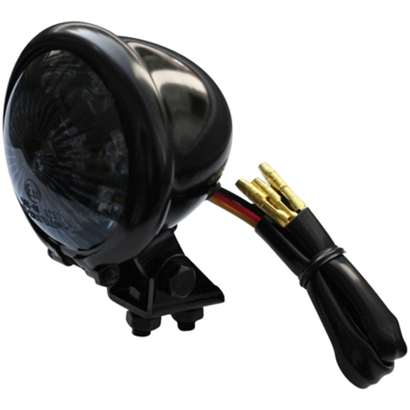 Feu arrière moto Highsider Smart Bates Style LED noir-fumé