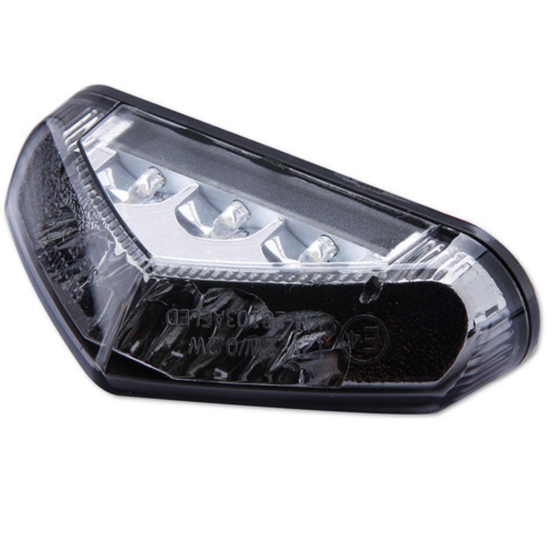 Feu arrière de moto Highsider Smart LED noir-transparent