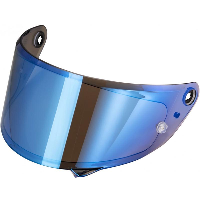 Visière HJ-36 pour casque moto HJC i100, bleu miroir