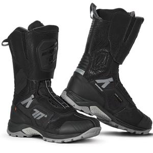 Bottes de moto SEVENTY DEGREES SD-BA6 Stelvio High noir-gris