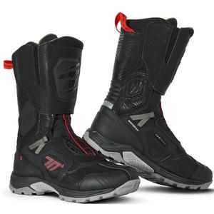 Bottes de moto SEVENTY DEGREES SD-BA6 Stelvio High noir-rouge-vert