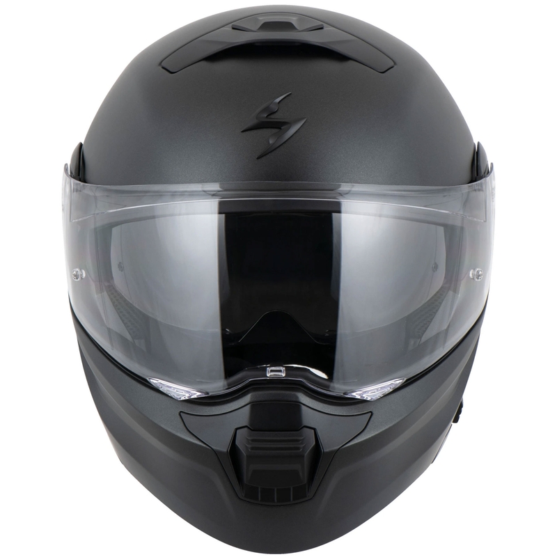 Casque moto modulable Scorpion EXO-930 EVO Solid noir mat