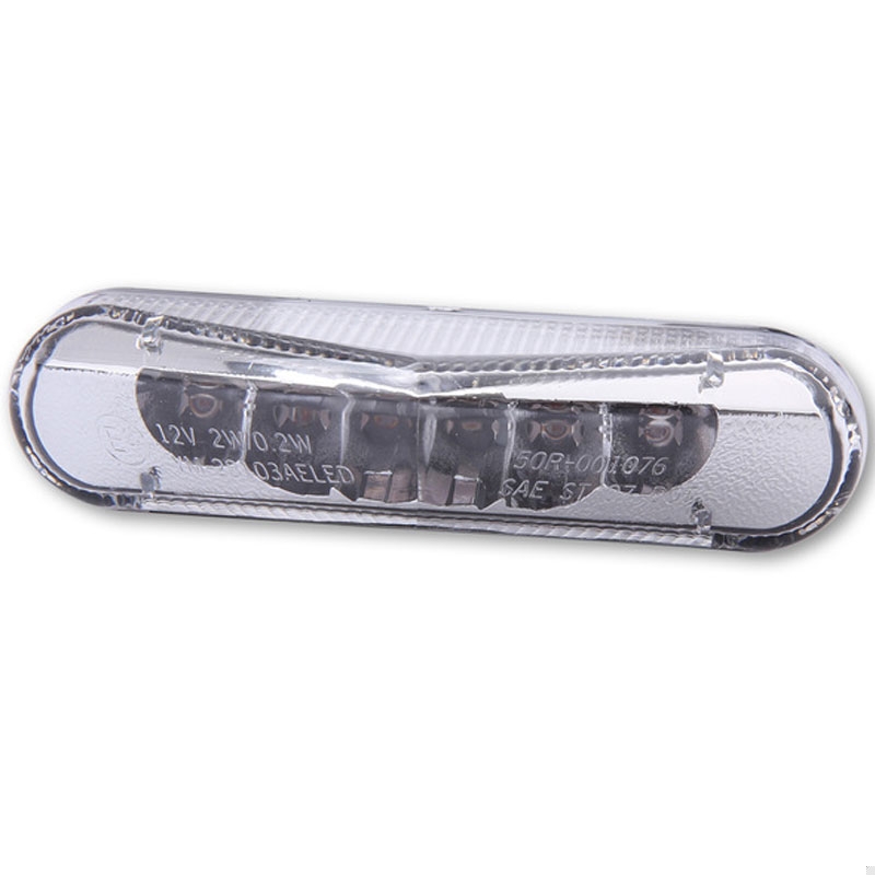 Feu arrière de moto à LED intelligent Highsider, transparent