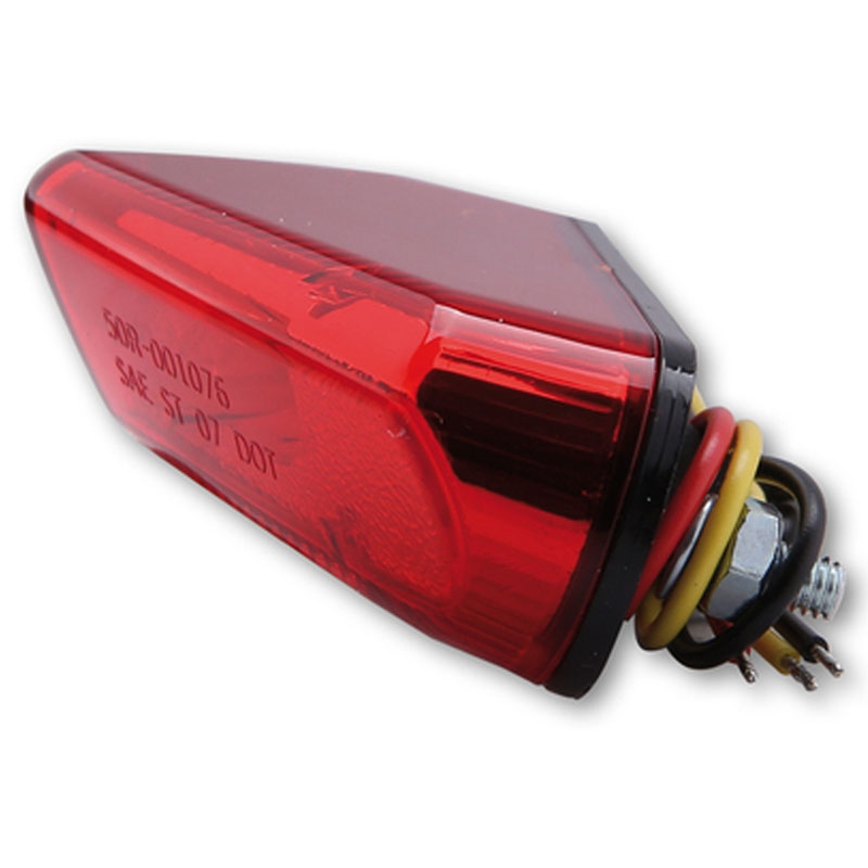Feu arrière de moto à LED intelligent Highsider rouge