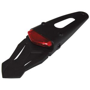 Feu arrière de moto Highsider Smart LED avec cadre en plastique, noir-rouge