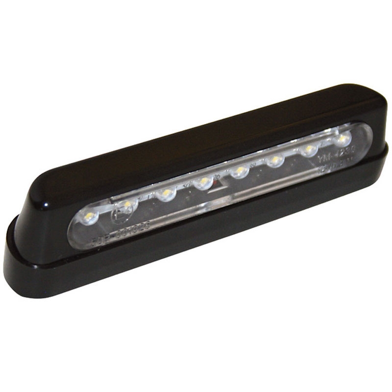 Éclairage de plaque d'immatriculation Highsider Smart LED noir-fumé