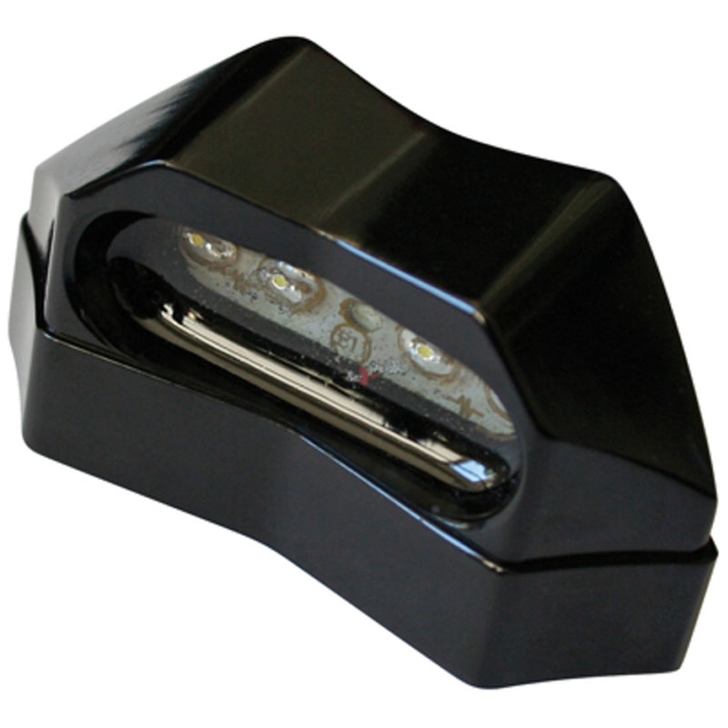 Éclairage de plaque d'immatriculation Highsider Smart 4 LED noir