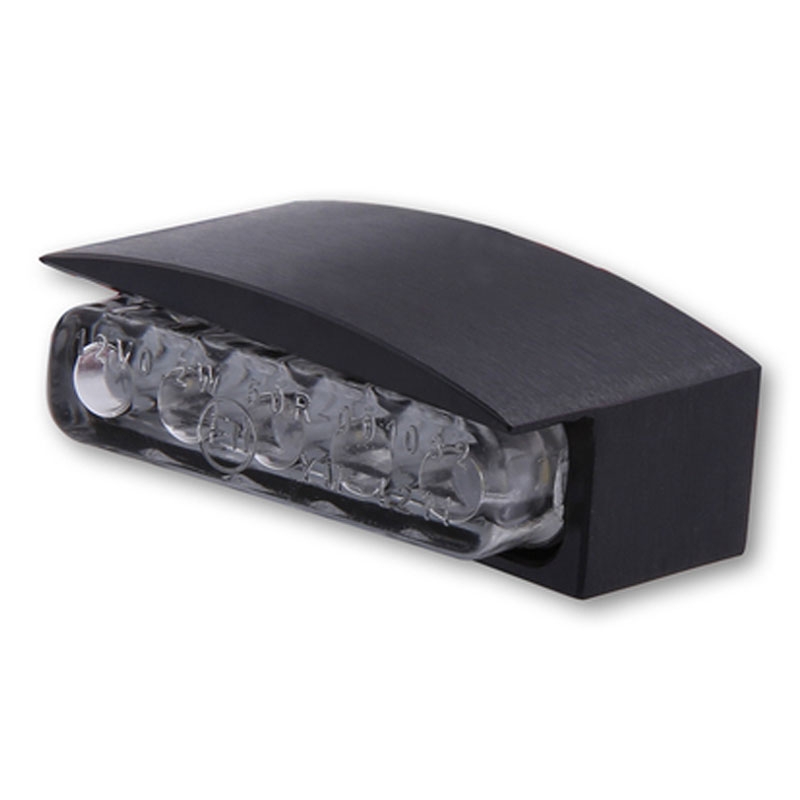 Éclairage de plaque d'immatriculation Highsider Smart Mini LED Alu noir
