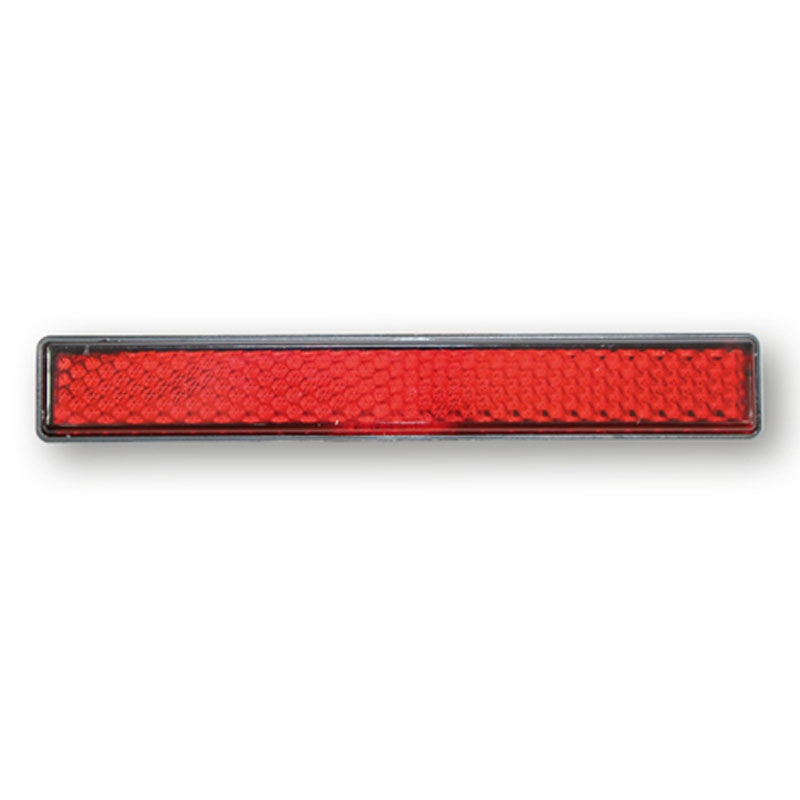 Réflecteur Highsider Smart avec film autocollant 100 x 13 mm rouge