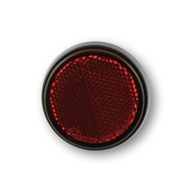 Réflecteur rond Highsider Smart avec filetage, rouge