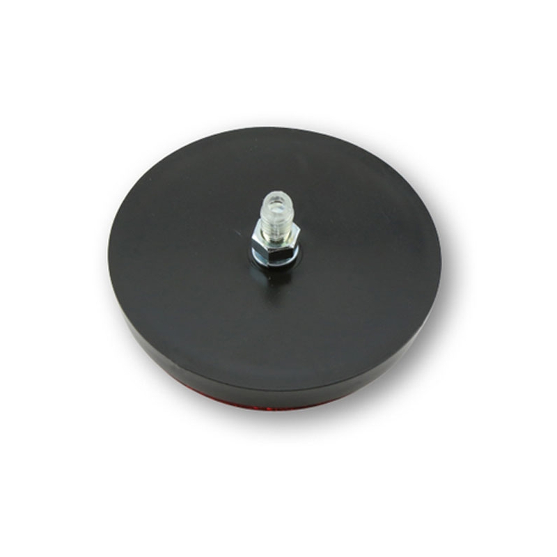 Réflecteur rond Highsider Smart avec filetage, rouge