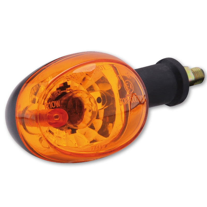 Clignotants moto Highsider Smart noir-orange