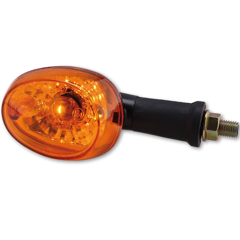 Clignotants moto Highsider Smart noir-orange