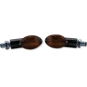 Clignotants moto Highsider Smart Cateye Mini fumé-noir