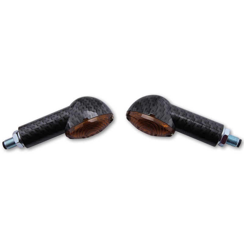Clignotants moto Highsider Smart Cateye Mini fumés