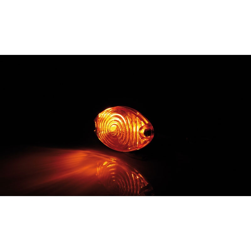 Clignotants moto Highsider Smart Cateye Mini orange