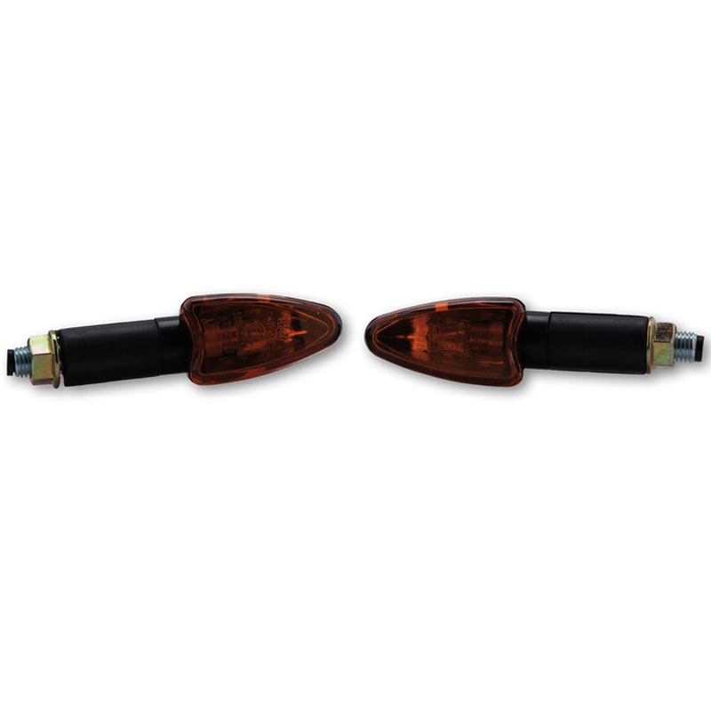 Clignotants moto Highsider Smart Arrow Mini orange-noir