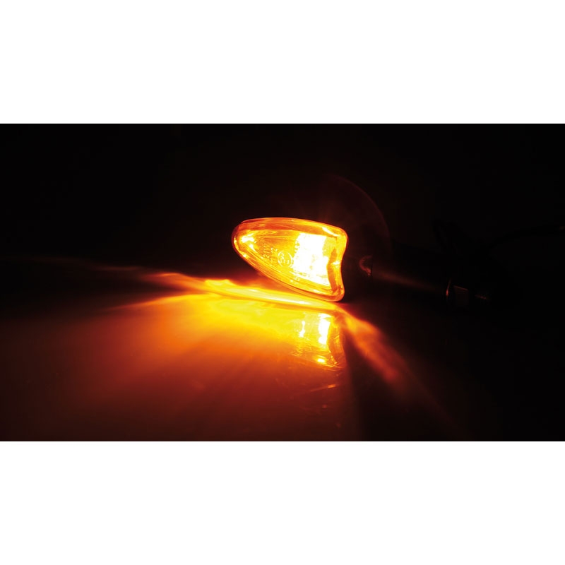 Clignotants moto Highsider Smart Mini Arrow orange