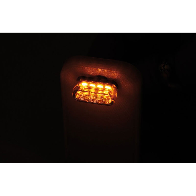 Clignotants moto Highsider Smart Module 1 Pro LED gris fumé