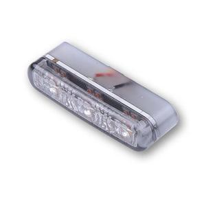 Clignotants moto Highsider Smart Shorty 2 Pro Module 3en1 gris fumé