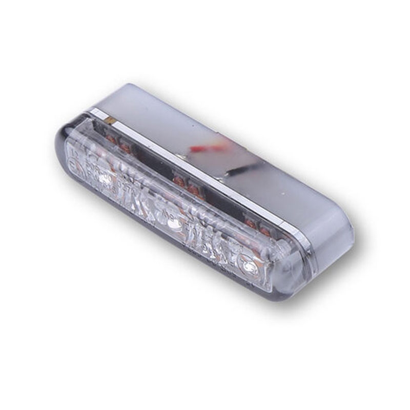 Clignotants moto Highsider Smart Shorty 2 Pro Module 3en1 gris fumé