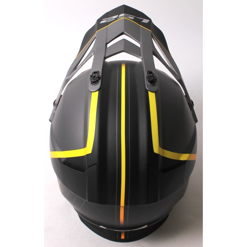 Enduro přilba LS2 MX436 Pioneer Element černá matná - II. jakost